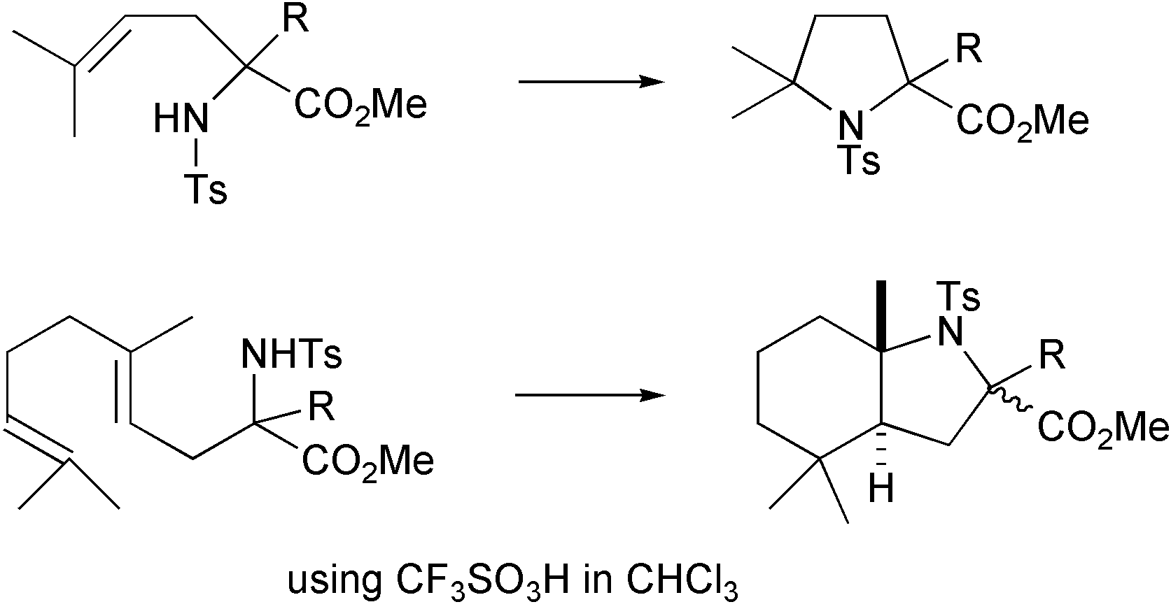 Terminatrors Sulfonamides as novel terminators of cationic cyclisations | Chemical ...