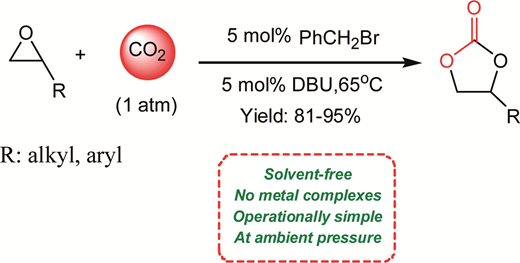DBU/benzyl bromide: an efficient catalytic system for the chemical ...