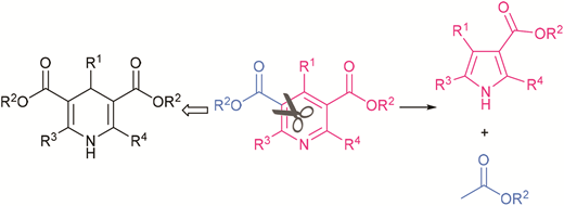 Ring-contraction of hantzsch esters and their derivatives to pyrroles ...