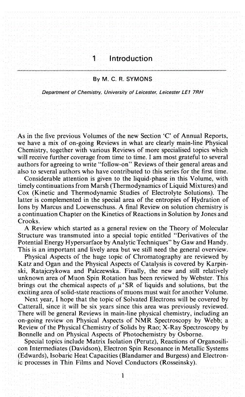 Chapter 1. Introduction | Annual Reports Section