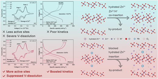 Inhibition of vanadium cathode dissolution in zinc-ion batteries via ...